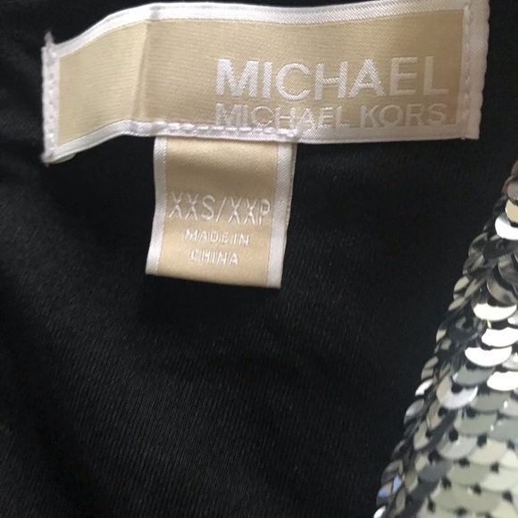 MICHEAL KORS party silver sequin dress size xxs  💗💕💗 - Picture 8 of 10